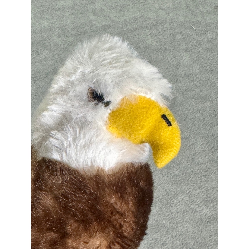 The Petting Zoo Wild Onez Bald Eagle Plush Stuffed Animal Bird 6 Inch NWT